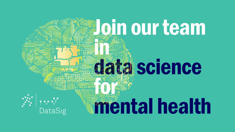 Join our team in data science for mental health